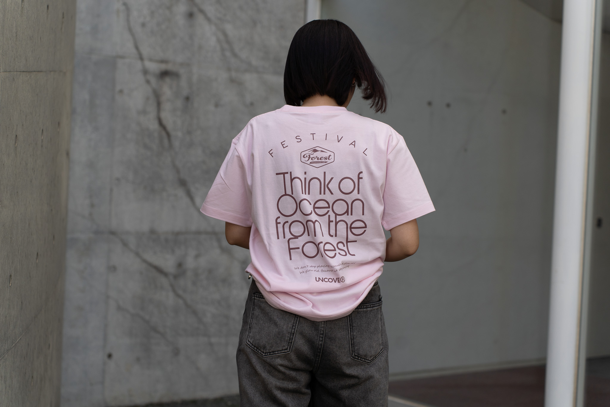【THE GLOOVE’23】 UNCOVER コラボTシャツ ライトピンク